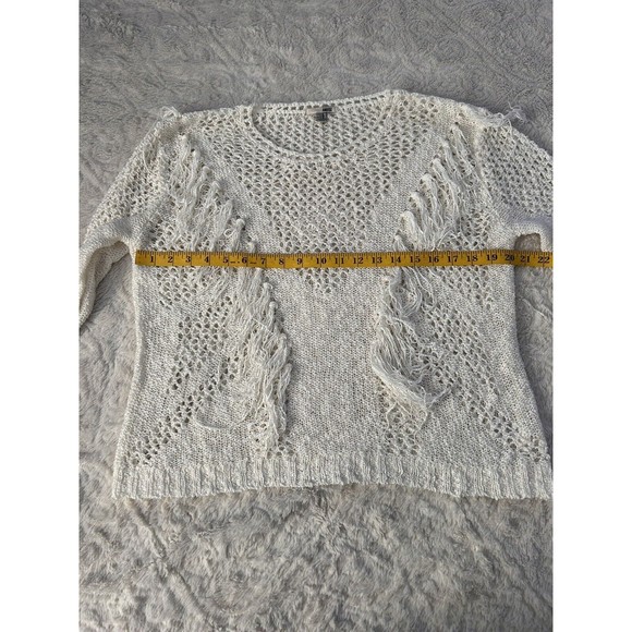 Amuse Society Knitted Sweater Fringe Detailing - Picture 11 of 12